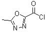 5-甲基-1,3,4-恶二唑-2-甲酰氯分子结构 (CAS 889131-28-6)