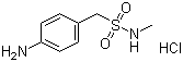 4-氨基-N-甲基-alpha-甲苯磺胺盐酸盐分子结构 (CAS 88918-84-7)