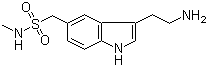 3-(2-氨基乙基)-N-甲基-1H-吲哚-5-甲磺酰胺分子结构 (CAS 88919-22-6)