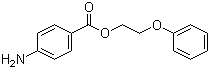 4-氨基苯甲酸 2-苯氧乙酯分子结构 (CAS 88938-23-2)