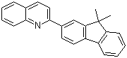 2-(9,9-二甲基-9H-芴-2-基)喹啉分子结构 (CAS 889750-37-2)