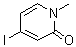 4-碘-1-甲基-1,2-二氢吡啶-2-酮分子结构 (CAS 889865-47-8)