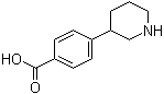 4-(哌啶-3-基)苯甲酸分子结构 (CAS 889942-43-2)