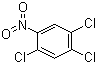 2,4,5-三氯硝基苯分子结构 (CAS 89-69-0)