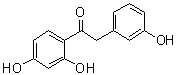 1-(2,4-二羟基苯基)-2-(3-羟基苯基)乙酮分子结构 (CAS 89019-84-1)