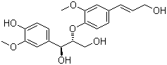 愈创木基甘油 beta-松柏醇醚分子结构 (CAS 890317-92-7)