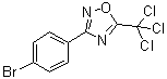 3-(4-溴苯基)-5-(三氯甲基)-1,2,4-恶二唑分子结构 (CAS 890320-49-7)