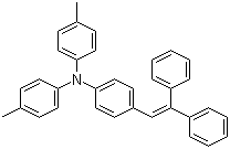 4-(2,2-二苯基乙烯基)-N,N-二对甲苯基苯胺分子结构 (CAS 89114-91-0)