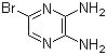 5-溴-2,3-二氨基吡嗪分子结构 (CAS 89123-58-0)