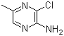 3-氯-5-甲基吡嗪-2-胺分子结构 (CAS 89182-14-9)