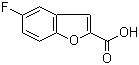 5-氟苯并呋喃-2-羧酸分子结构 (CAS 89197-62-6)