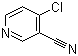 4-氯-3-氰基吡啶分子结构 (CAS 89284-61-7)