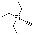 三异丙基硅基乙炔分子结构 (CAS 89343-06-6)