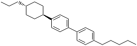 trans-4-(4-Propylcyclohexyl)-4'-pentyl-1,1'-biphenyl molecular structure (CAS 89356-09-2)