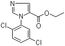 1-(2,5-二氯苯基)-1H-咪唑-5-甲酸乙酯分子结构 (CAS 893615-95-7)
