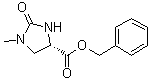 (4S)-1-甲基-2-氧代-4-咪唑烷羧酸苄酯分子结构 (CAS 89371-35-7)