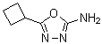 5-环丁基-1,3,4-恶二唑-2-胺分子结构 (CAS 89464-84-6)