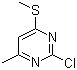 2-氯-4-甲基-6-甲硫基嘧啶分子结构 (CAS 89466-59-1)