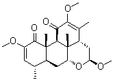 16beta-O-甲基新苦木素分子结构 (CAS 89498-93-1)