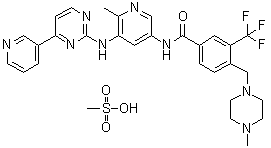 甲磺酸氟马替尼分子结构 (CAS 895519-91-2)