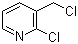 2-氯-3-氯甲基吡啶分子结构 (CAS 89581-84-0)