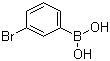 3-溴苯硼酸分子结构 (CAS 89598-96-9)