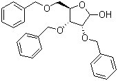 2,3,5-三苄氧基-D-呋喃核糖分子结构 (CAS 89615-45-2)