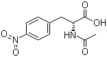 (R)-2-乙酰胺基-4-硝基苯丙氨酸分子结构 (CAS 89615-73-6)