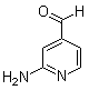 2-氨基-4-吡啶甲醛分子结构 (CAS 89640-61-9)