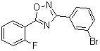 3-(3-溴苯基)-5-(2-氟苯基)-1,2,4-恶二唑分子结构 (CAS 896658-52-9)