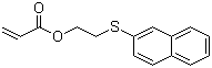 2-萘硫乙基丙烯酸酯分子结构 (CAS 897049-32-0)