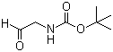 N-Boc-2-氨基乙醛分子结构 (CAS 89711-08-0)
