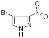 4-溴-3-硝基-1H-吡唑分子结构 (CAS 89717-64-6)