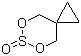 1,1-环丙烷二甲醇亚硫酸酯分子结构 (CAS 89729-09-9)