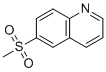 6-(甲基磺酰基)喹啉分子结构 (CAS 89770-29-6)