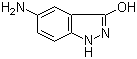 5-氨基-3-羟基-1H-吲唑分子结构 (CAS 89792-09-6)