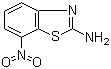2-氨基-7-硝基苯并噻唑分子结构 (CAS 89793-81-7)