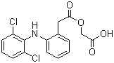 醋氯芬酸分子结构 (CAS 89796-99-6)