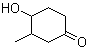4-羟基-3-甲基环己酮分子结构 (CAS 89897-04-1)