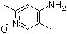 2,5-二甲基吡啶-4-胺 1-氧化物分子结构 (CAS 89943-06-6)