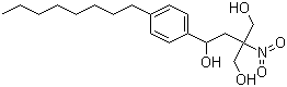3-(羟甲基)-3-硝基-1-(4-辛基苯基)-1,4-丁二醇分子结构 (CAS 899822-99-2)