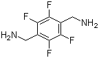2,3,5,6-四氟对苯二甲胺分子结构 (CAS 89992-50-7)