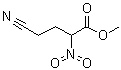 4-氰基-2-硝基丁酸甲酯分子结构 (CAS 90016-21-0)