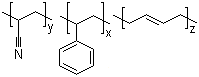 ABS 树脂分子结构 (CAS 9003-56-9)