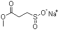 3-甲氧基-3-氧代丙烷亚磺酸钠分子结构 (CAS 90030-48-1)