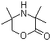 3,3,5,5-四甲基-2-吗啉酮分子结构 (CAS 90032-83-0)