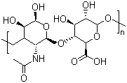 透明质酸分子结构 (CAS 9004-61-9)