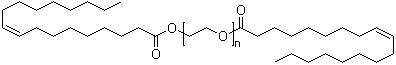 聚乙二醇二油酸酯分子结构 (CAS 9005-07-6)
