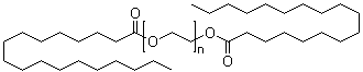 聚乙二醇二硬脂酸酯分子结构 (CAS 9005-08-7)