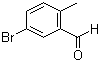 5-溴-2-甲基苯甲醛分子结构 (CAS 90050-59-2)